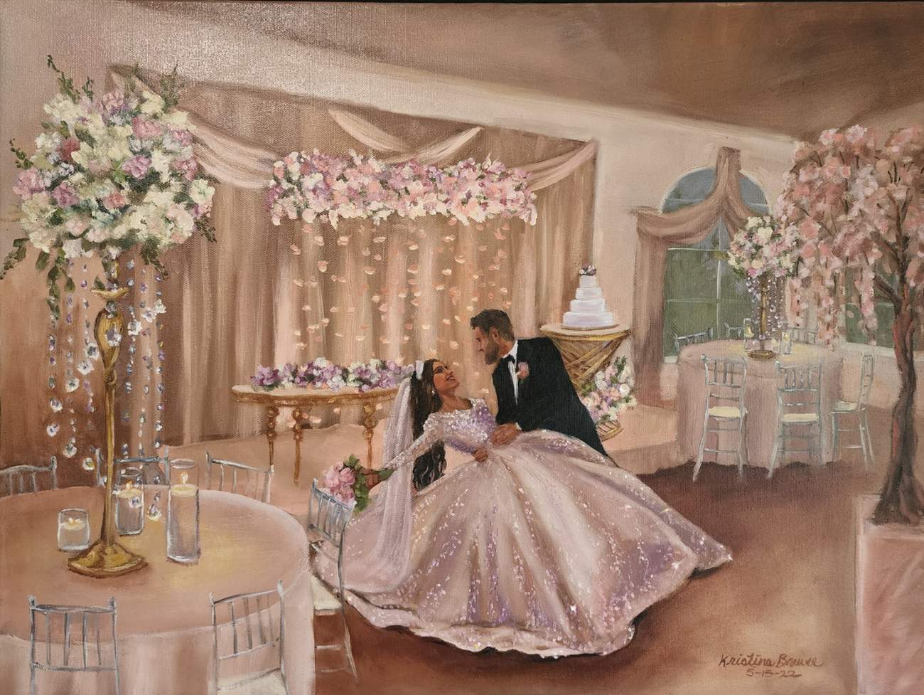 Arab wedding painter