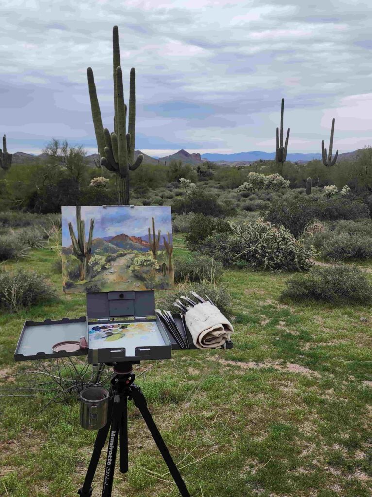 Live painting in Phoenix Arizona